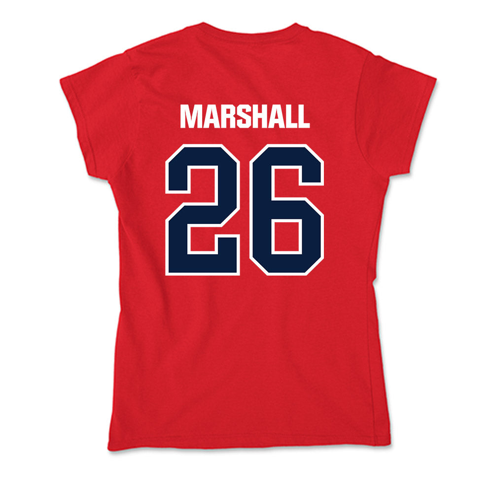 Liberty - NCAA Women's Lacrosse : Megan Marshall - Soft Style Women’s T-Shirt-1