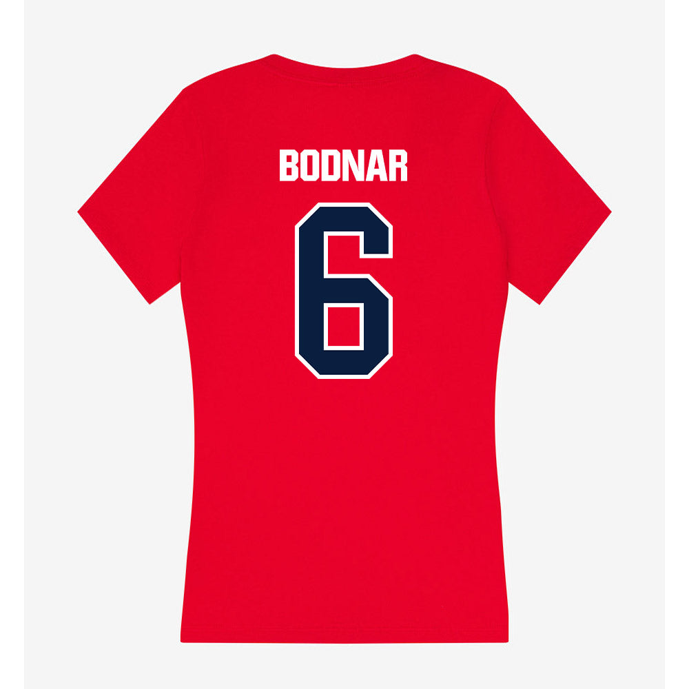 Liberty - NCAA Football : Christian Bodnar - Women's V-Neck T-Shirt-1