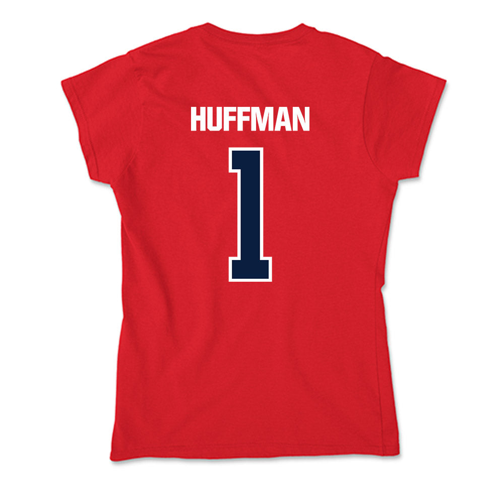 Liberty - NCAA Cheerleading : Liz Huffman - Soft Style Women’s T-Shirt-1