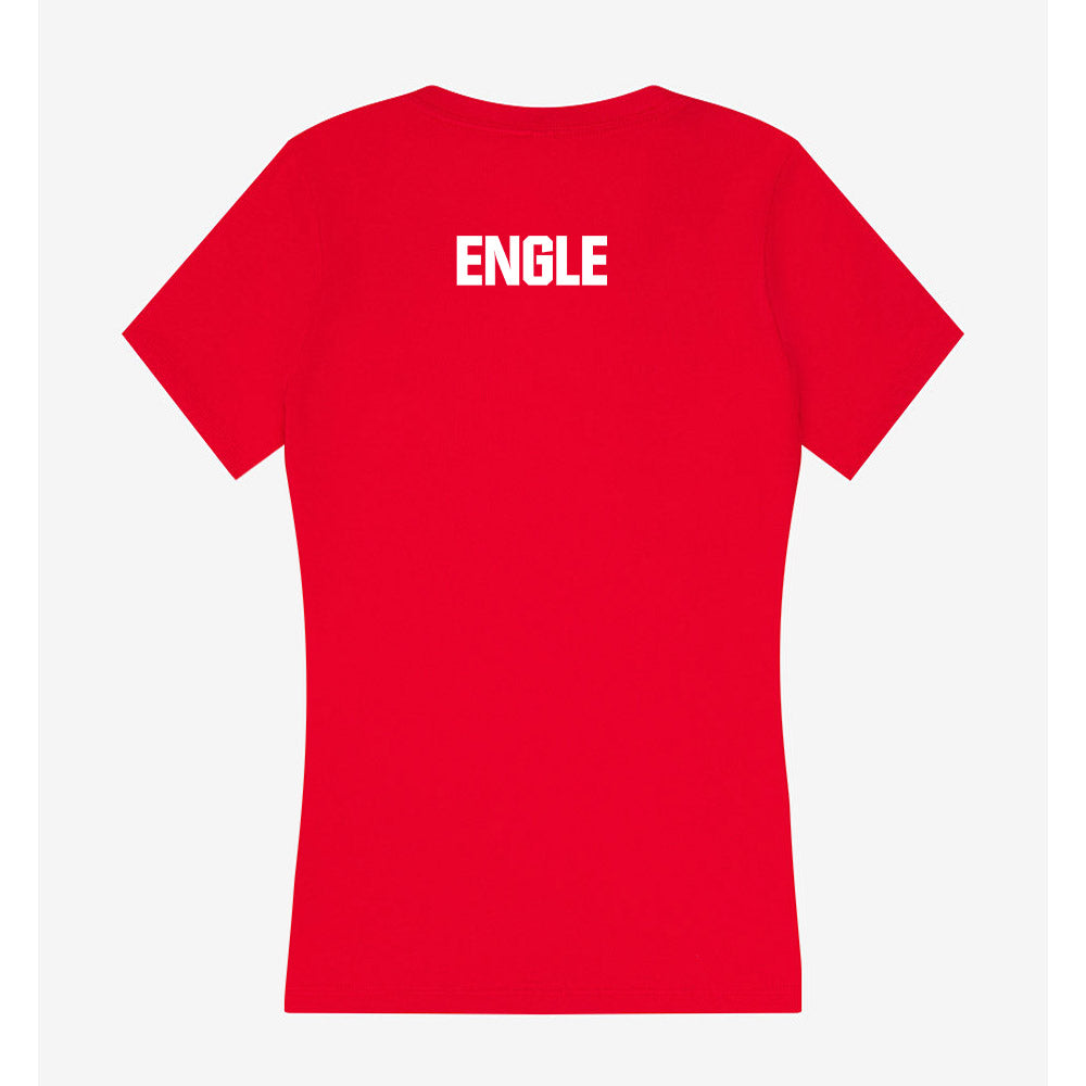 Liberty - NCAA Women's Track & Field : Meredith Engle - Women's V-Neck T-Shirt-1
