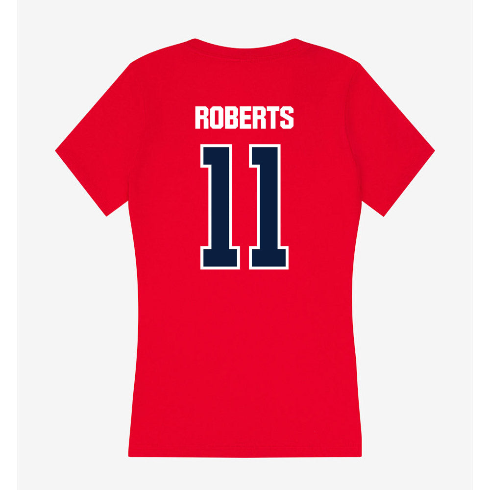 Liberty - NCAA Softball : Brooke Roberts - Women's V-Neck T-Shirt-1