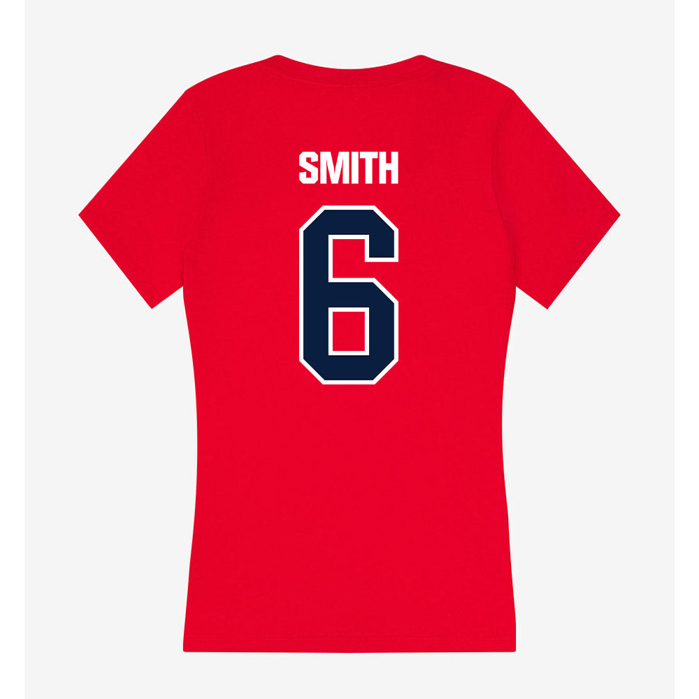 Liberty - NCAA Football : Reese Smith - Women's V-Neck T-Shirt-1