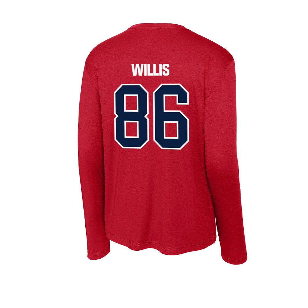 Liberty - NCAA Football : Caleb Willis - Activewear Long Sleeve T-Shirt-1