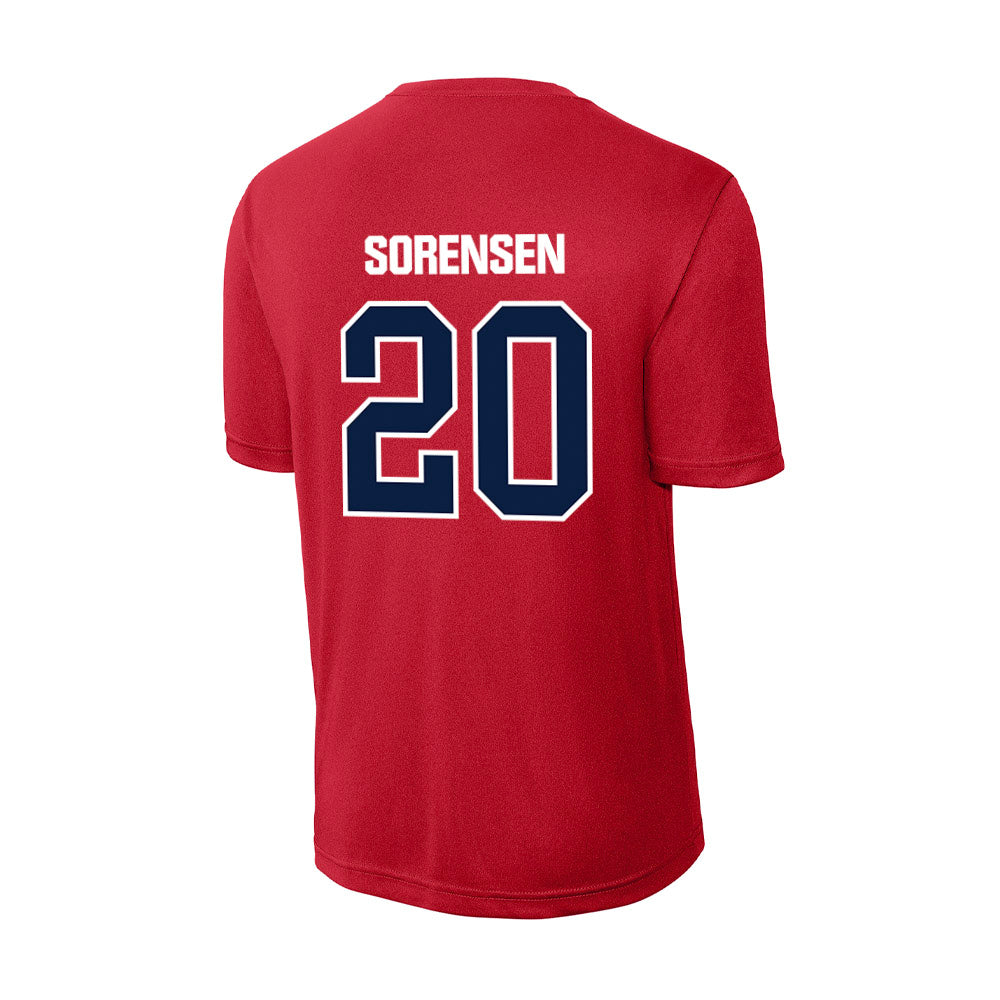 Liberty - NCAA Men's Basketball : Torr Sorensen - Activewear T-Shirt-1