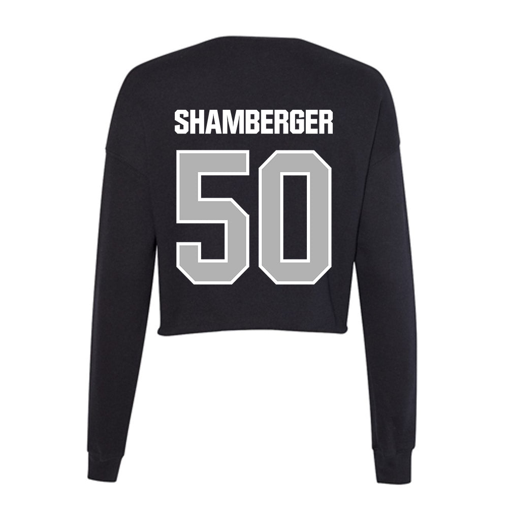 Troy - NCAA Football : Reggis Shamberger - Women's Cropped Crew Fleece-1