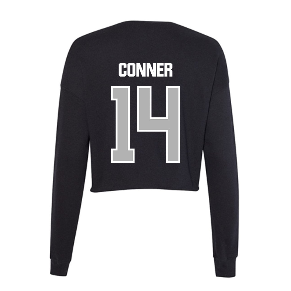 Troy - NCAA Football : Ethan Conner - Women's Cropped Crew Fleece-1