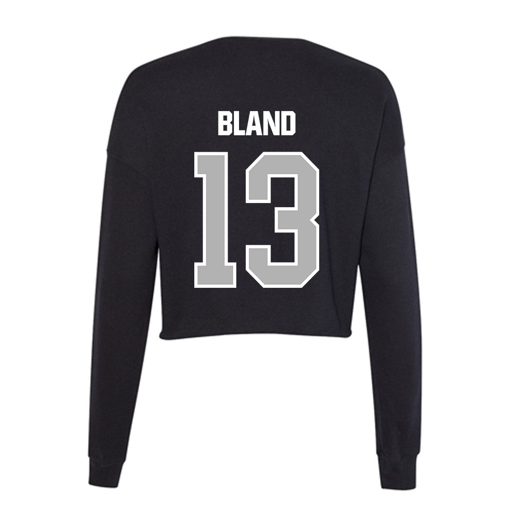 Troy - NCAA Baseball : Peryn Bland - Women's Cropped Crew Fleece-1