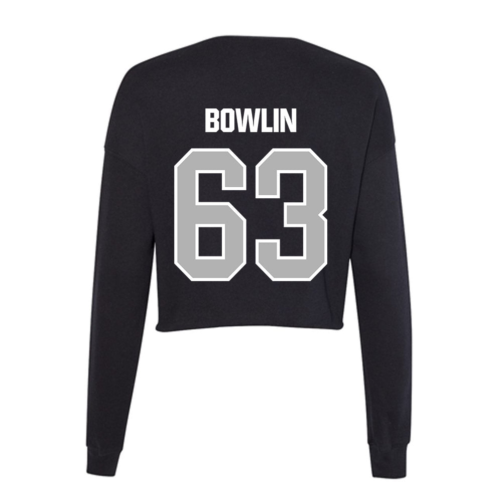 Troy - NCAA Football : Gavin Bowlin - Women's Cropped Crew Fleece-1