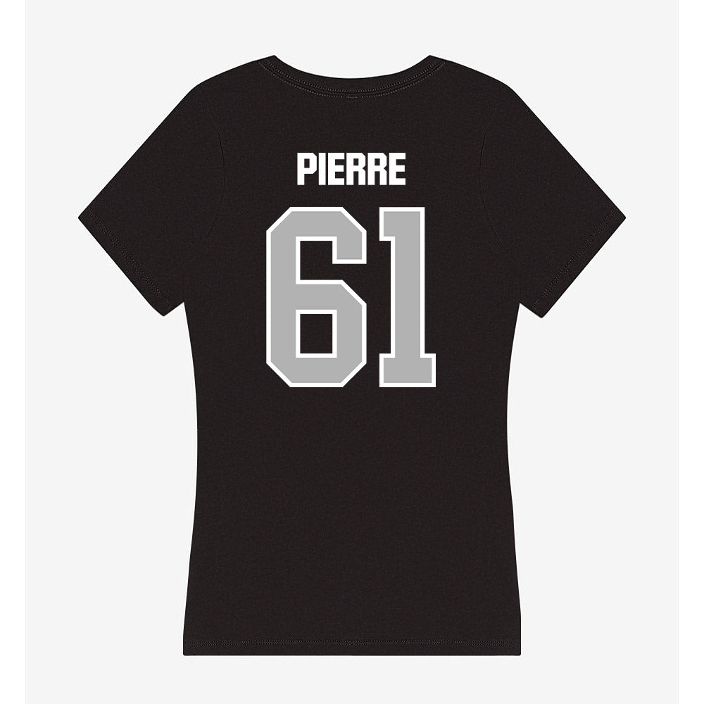 Troy - NCAA Football : Sharvon Pierre - Women's V-Neck T-Shirt-1
