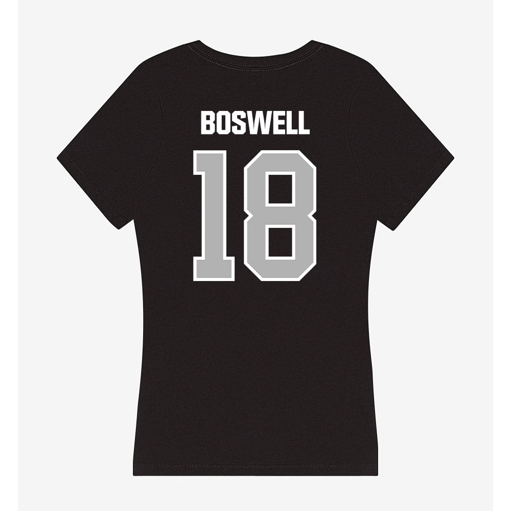 Troy - NCAA Softball : Makaley Boswell - Women's V-Neck T-Shirt-1