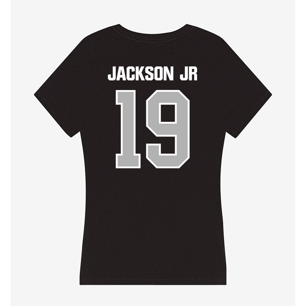 Troy - NCAA Football : DJ Jackson Jr - Women's V-Neck T-Shirt-1