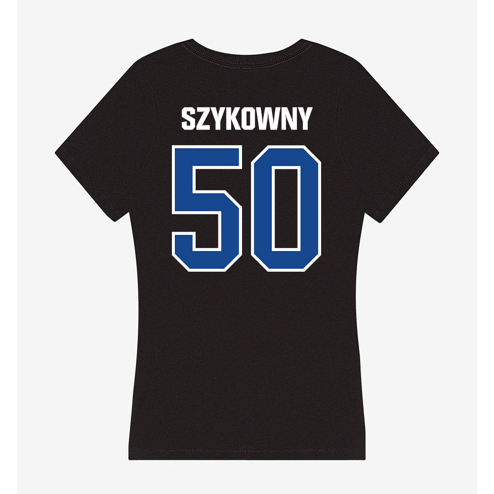 Grand Valley - NCAA Football : Trey Szykowny - Women's V-Neck T-Shirt-1