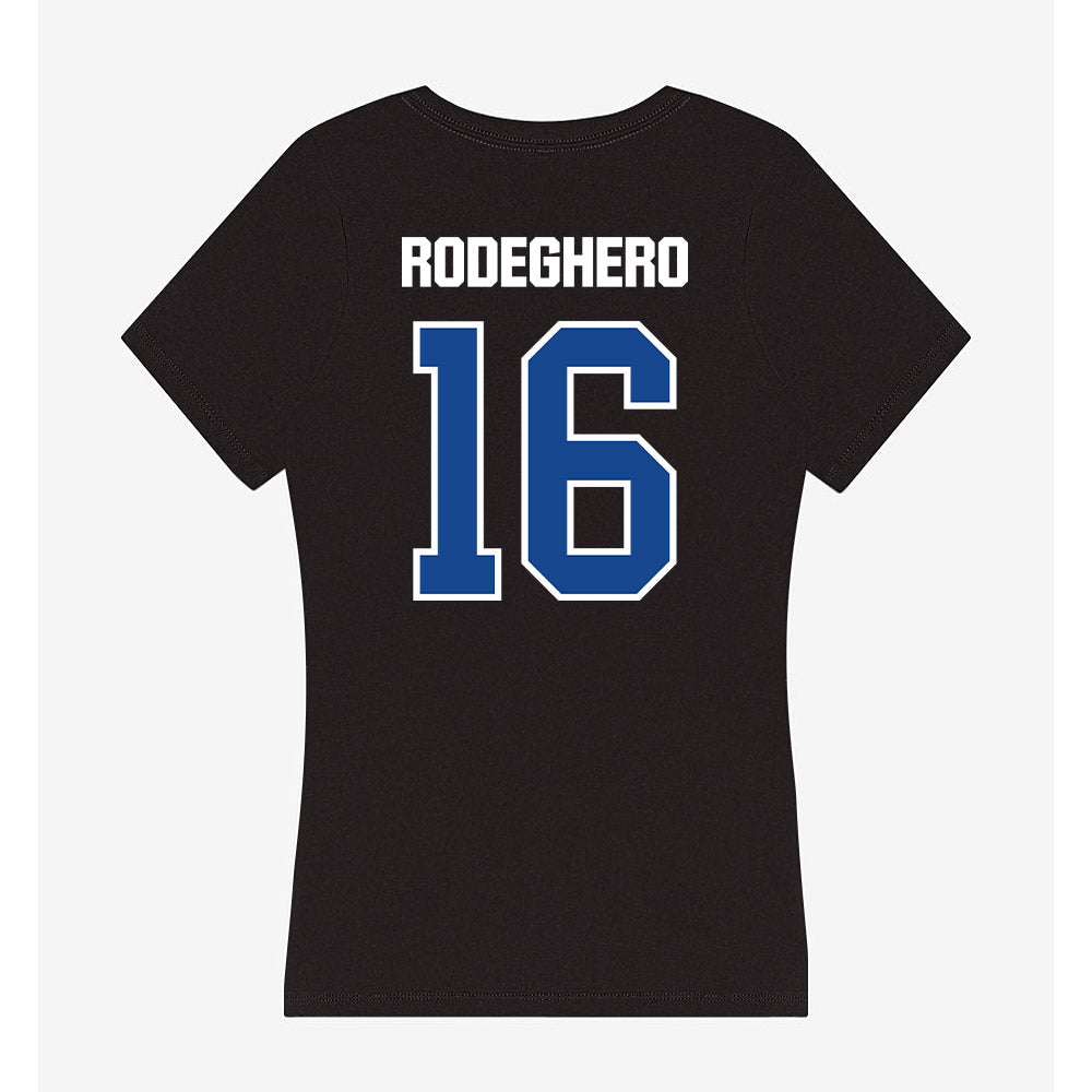 Grand Valley - NCAA Women's Volleyball : Taelynn Rodeghero - Women's V-Neck T-Shirt-1