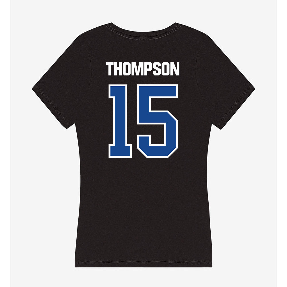 Grand Valley - NCAA Men's Basketball : Shamus Thompson - Women's V-Neck T-Shirt-1