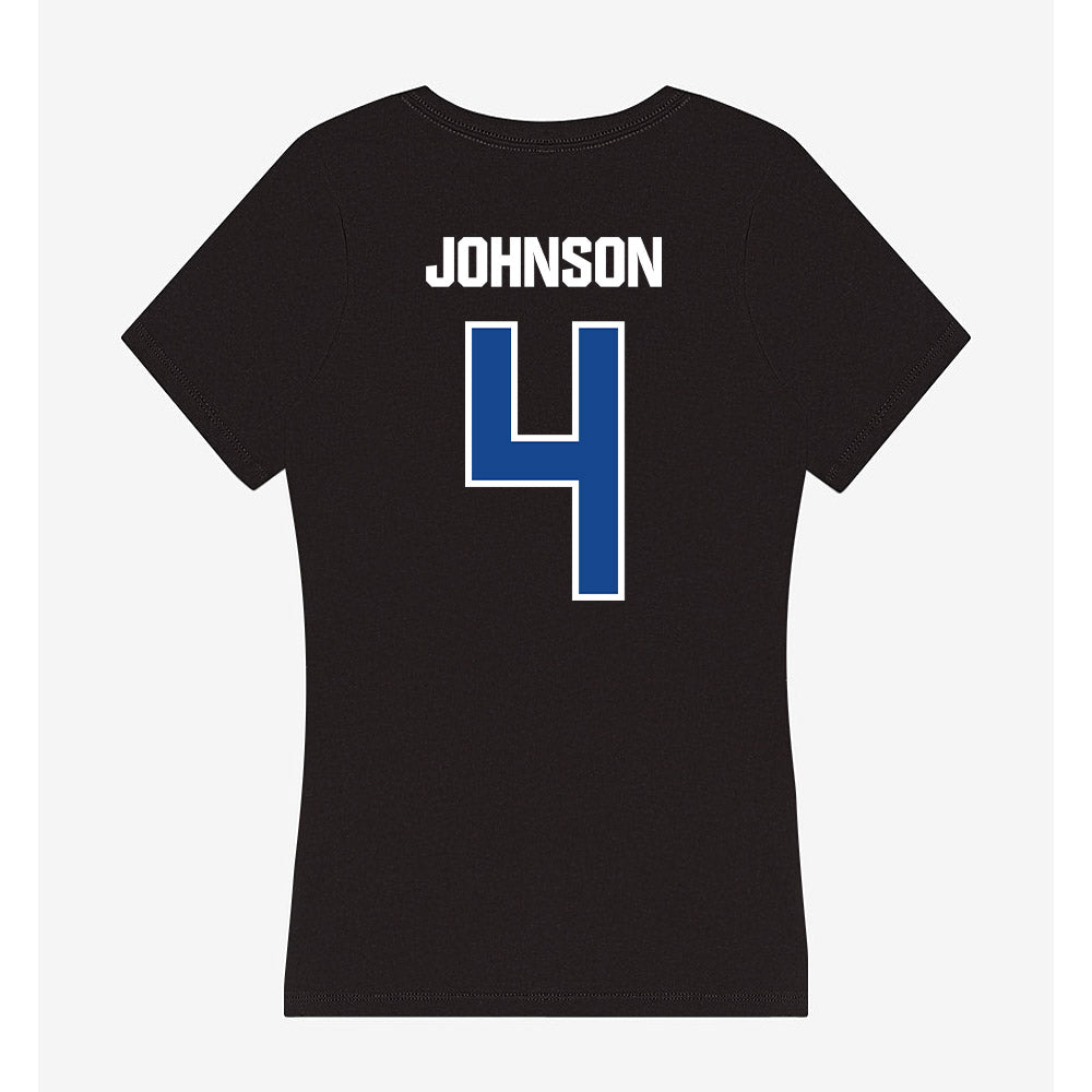 Grand Valley - NCAA Football : Darrell Johnson - Women's V-Neck T-Shirt-1