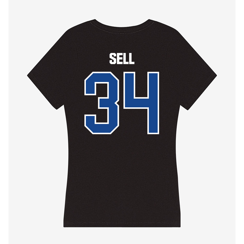 Grand Valley - NCAA Football : Keegan Sell - Women's V-Neck T-Shirt-1