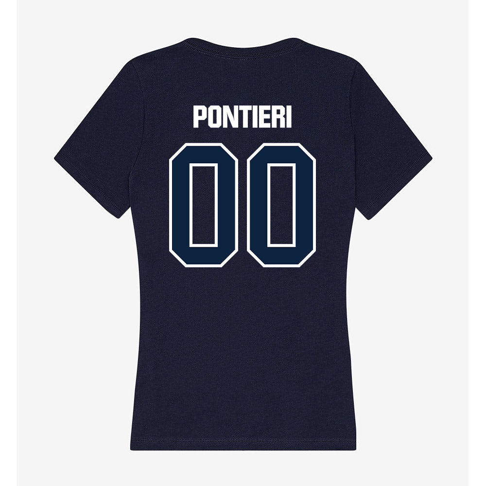 UNF - NCAA Women's Soccer : sophia pontieri - Women's V-Neck T-Shirt-1
