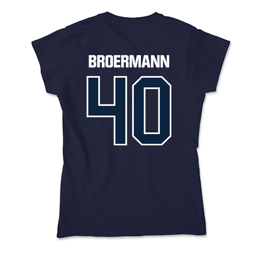 UNF - NCAA Women's Basketball : Emma Broermann - Soft Style Women’s T-Shirt-1