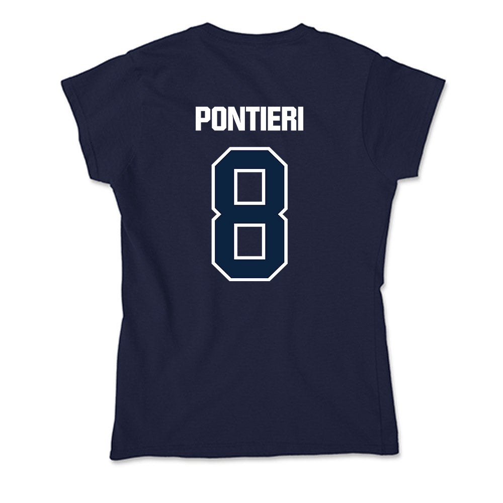 UNF - NCAA Women's Soccer : Bella Pontieri - Soft Style Women’s T-Shirt-1