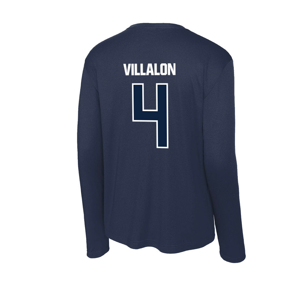 UNF - NCAA Beach Volleyball : Natalie Villalon - Activewear Long Sleeve T-Shirt-1