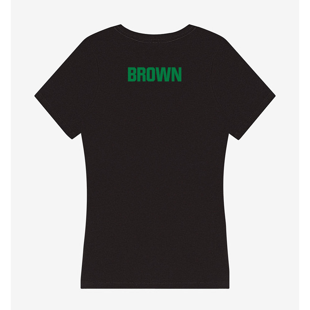 North Texas - NCAA Men's Track & Field : Makenden Brown - Women's V-Neck T-Shirt-1