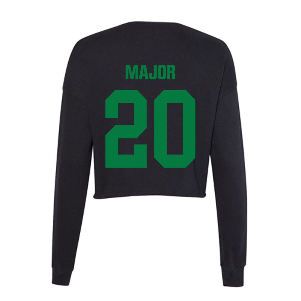 North Texas - NCAA Women's Soccer : Abigail Major - Women's Cropped Crew Fleece-1