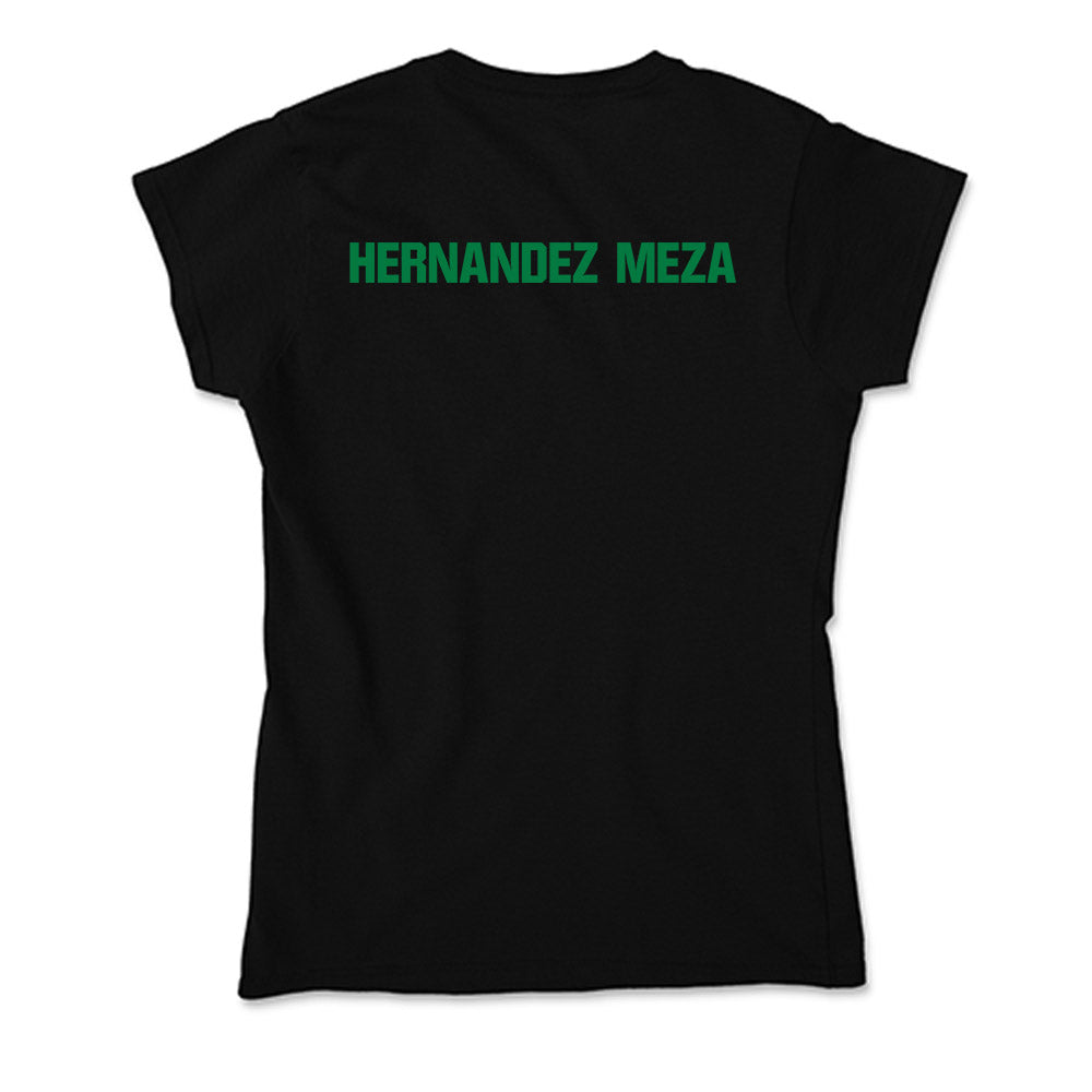 North Texas - NCAA Women's Swimming & Diving : Valeria Hernandez Meza - Soft Style Women’s T-Shirt-1