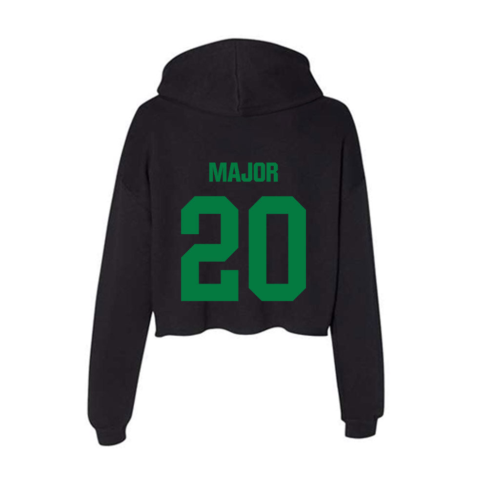 North Texas - NCAA Women's Soccer : Abigail Major - Women's Crop Fleece Hoodie-1
