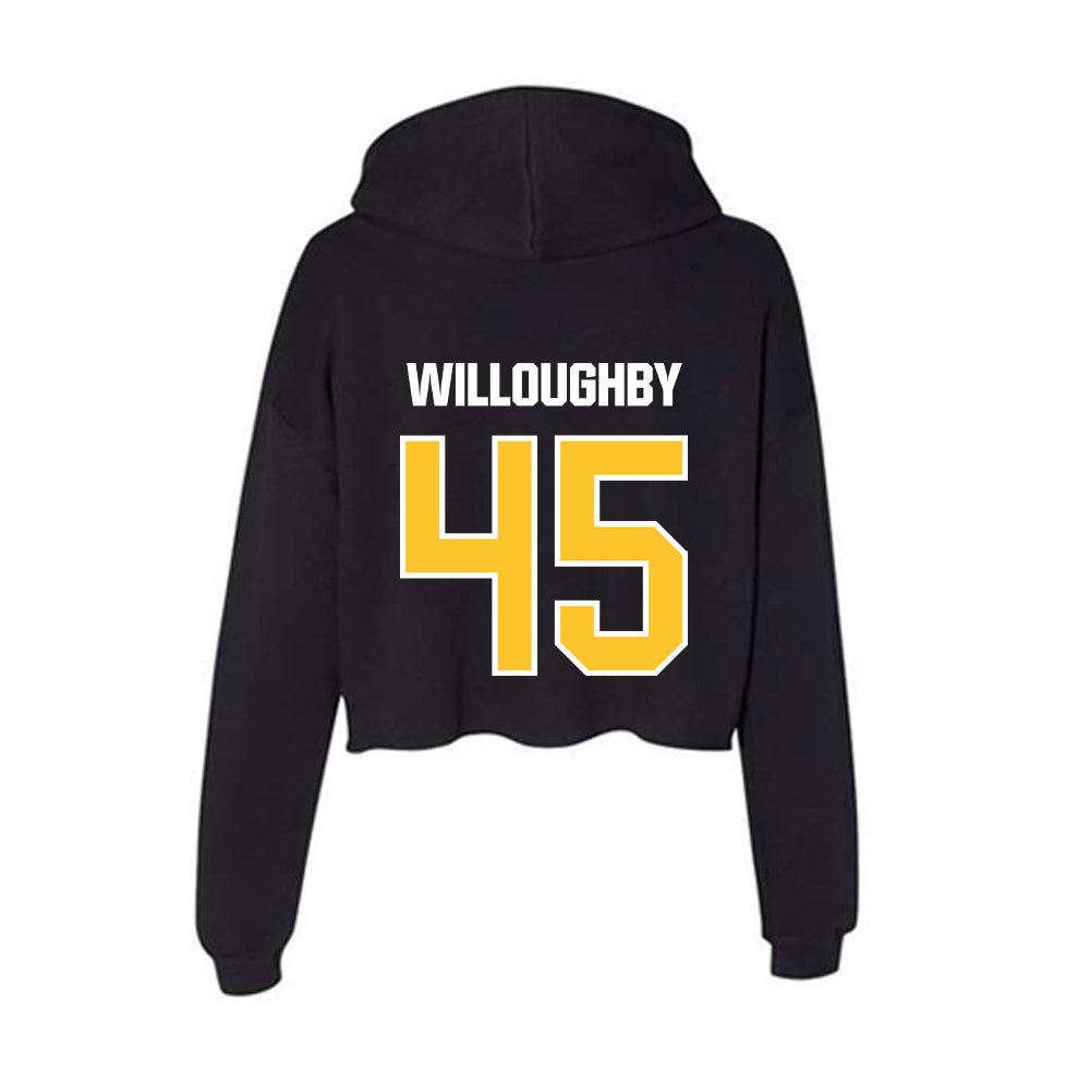 Southern Miss - NCAA Baseball : Brooks Willoughby - Women's Crop Fleece Hoodie-1