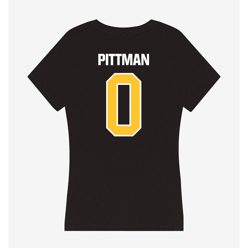 Southern Miss - NCAA Football : Jeffery Pittman - Women's V-Neck T-Shirt-1