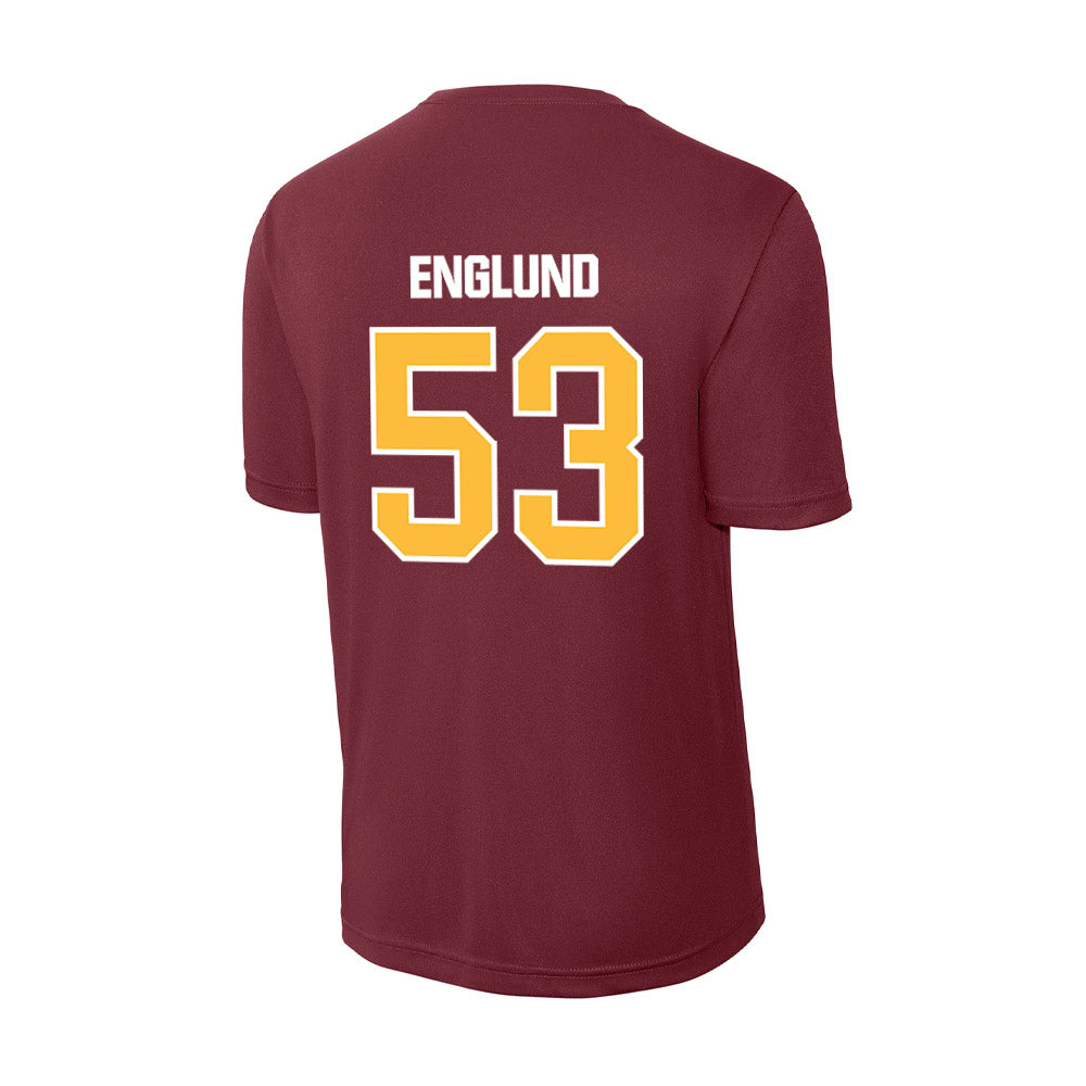 UMN Duluth - NCAA Football : Oliver Englund - Activewear T-Shirt-1