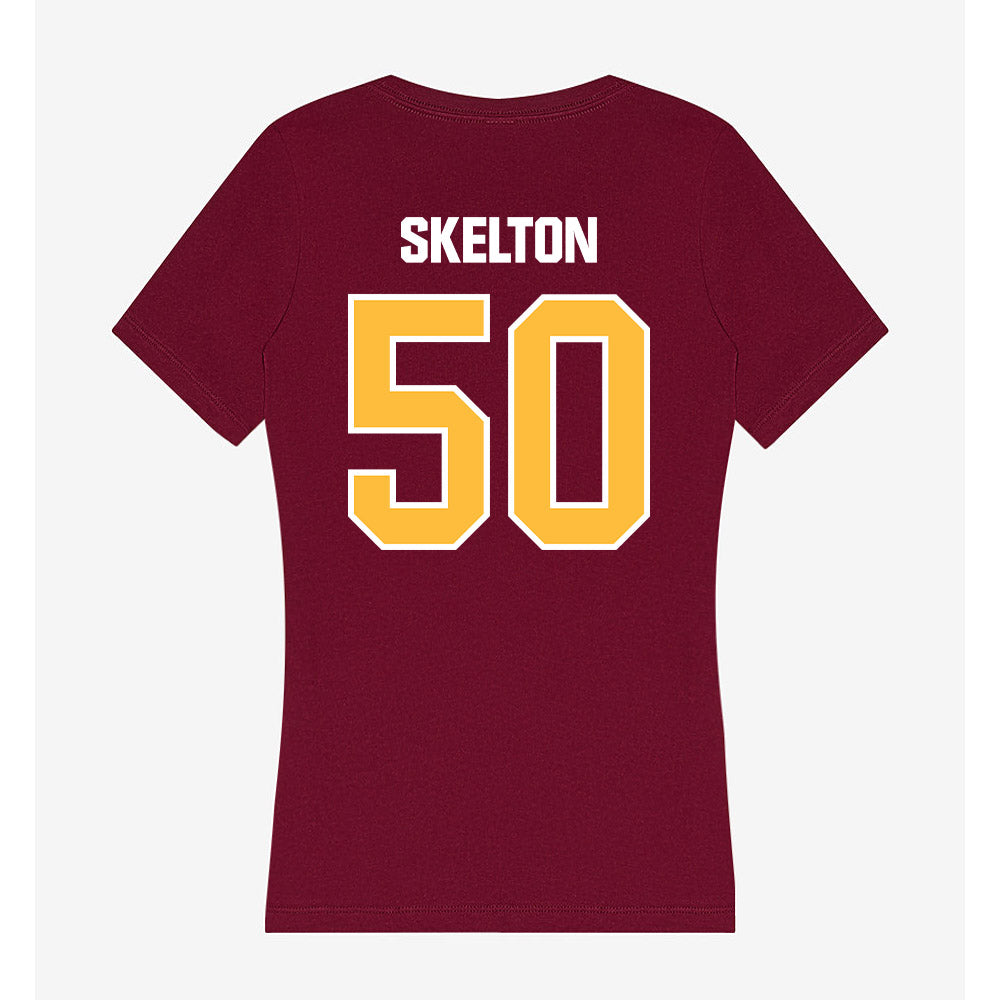 UMN Duluth - NCAA Football : Gavin Skelton - Women's V-Neck T-Shirt-1