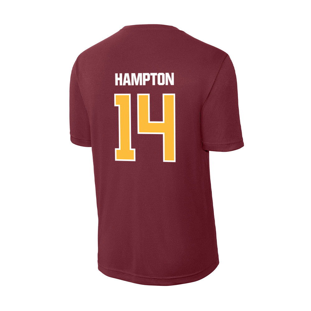 UMN Duluth - NCAA Football : Isaiah Hampton - Activewear T-Shirt-1