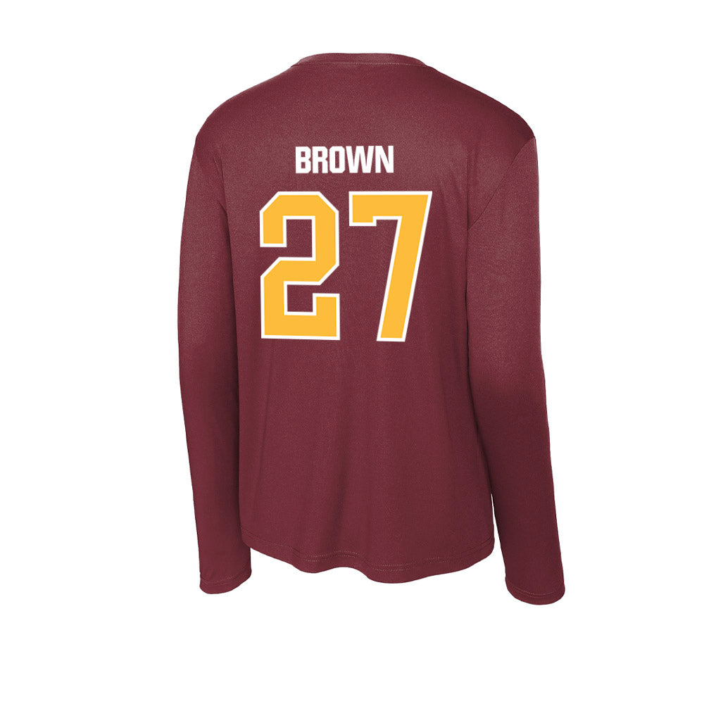 UMN Duluth - NCAA Baseball : Zak Brown - Activewear Long Sleeve T-Shirt-1