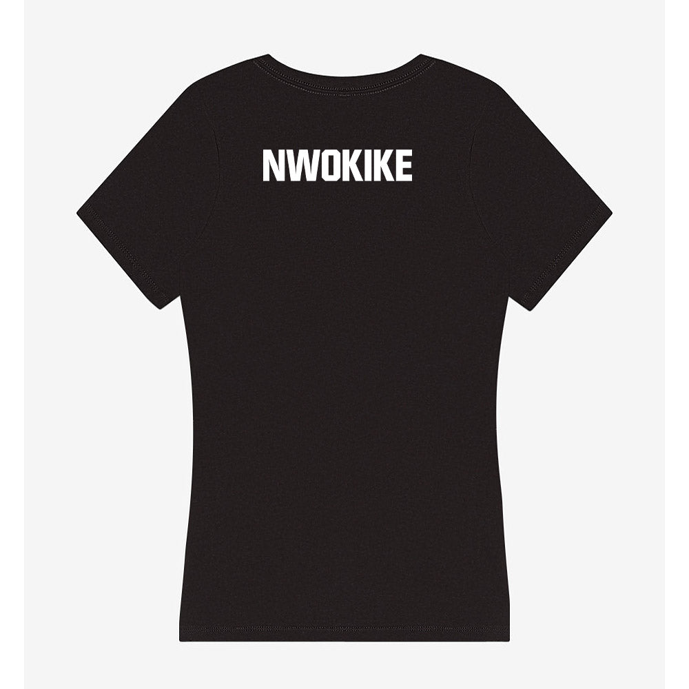 Akron - NCAA Women's Track & Field : Joy Nwokike - Women's V-Neck T-Shirt-1