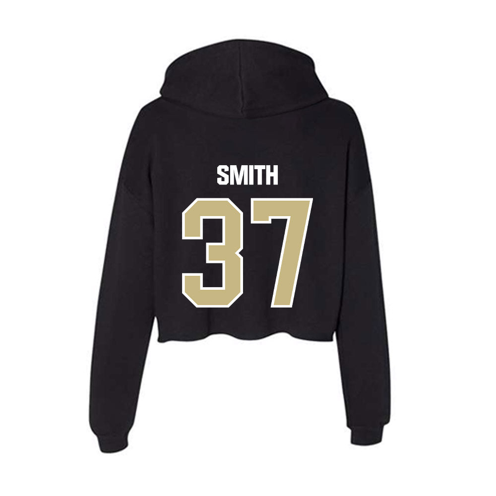 Akron - NCAA Football : Garrison Smith - Women's Crop Fleece Hoodie-1