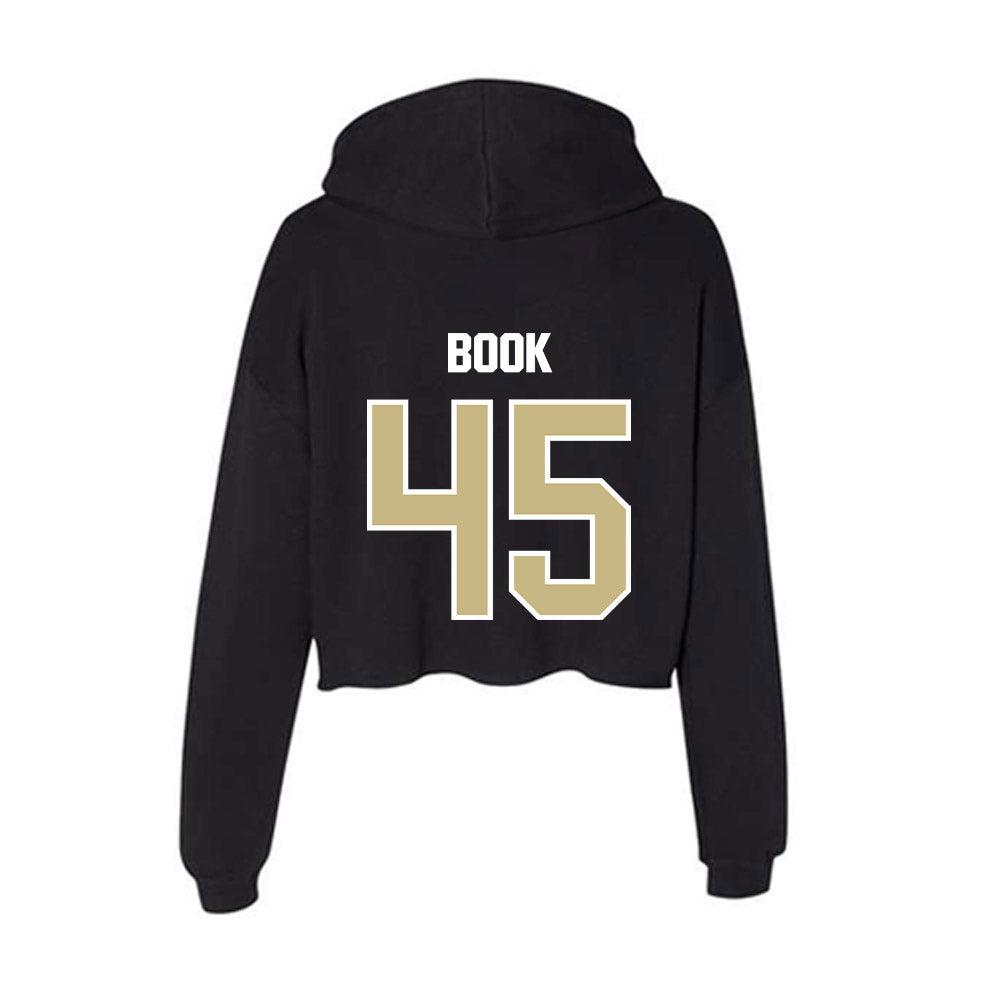 Akron - NCAA Football : Avery Book - Women's Crop Fleece Hoodie-1