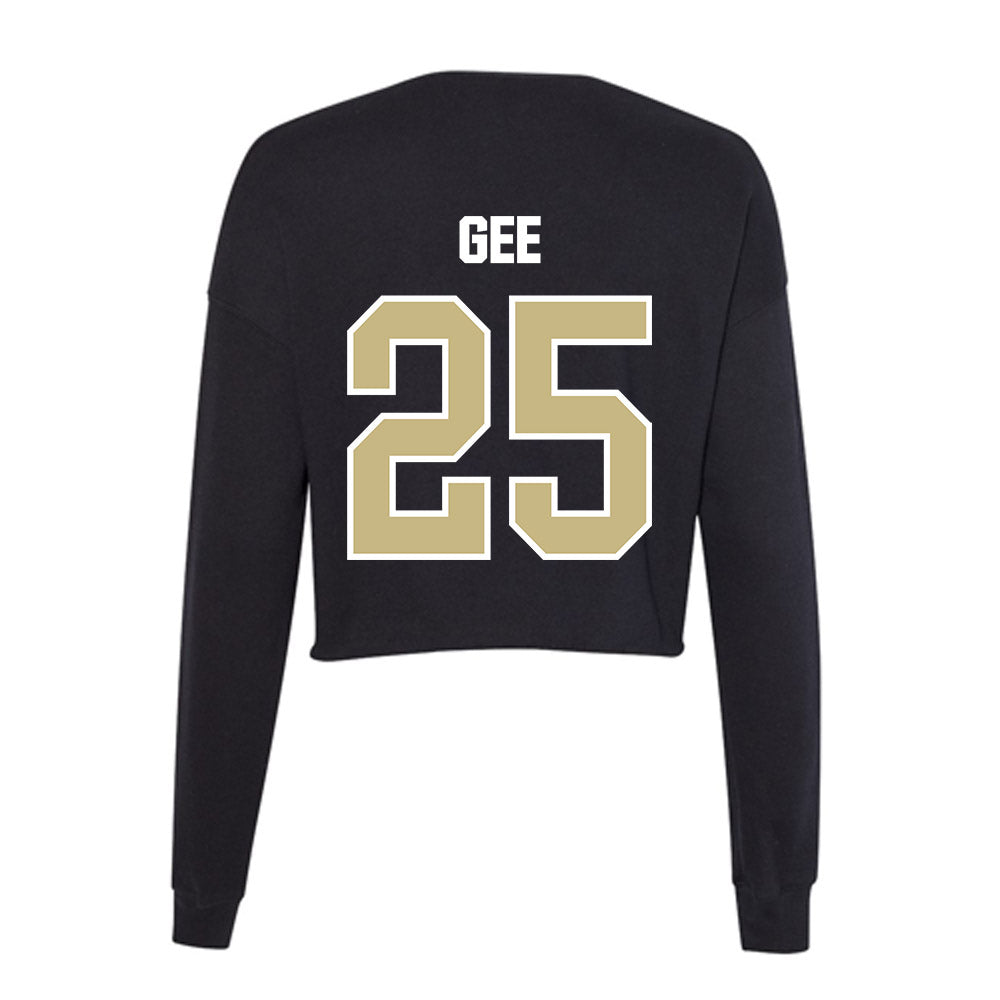 Akron - NCAA Football : Chris Gee - Women's Cropped Crew Fleece-1