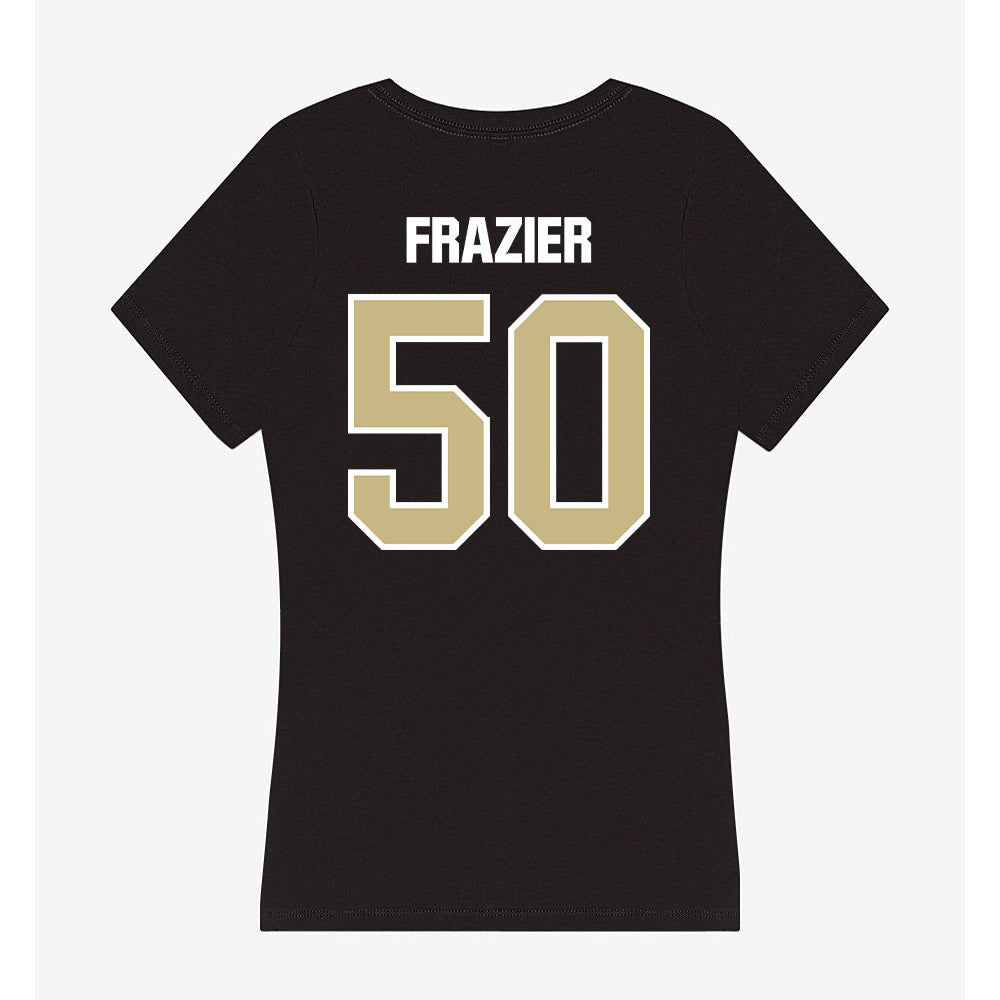 Akron - NCAA Football : Jahvon Frazier - Women's V-Neck T-Shirt-1