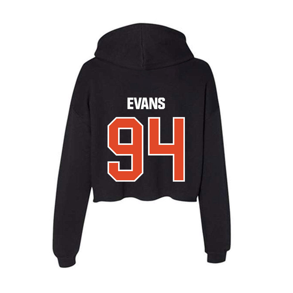 UTSA - NCAA Football : Joseph Evans - Women's Crop Fleece Hoodie-1