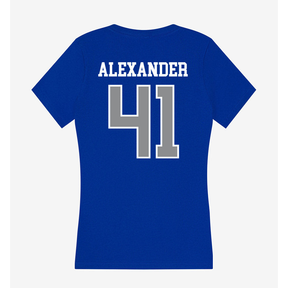 Seton Hall - NCAA Softball : Hannah Alexander - Women's V-Neck T-Shirt-1