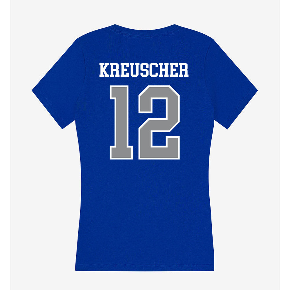 Seton Hall - NCAA Softball : Kyra Kreuscher - Women's V-Neck T-Shirt-1