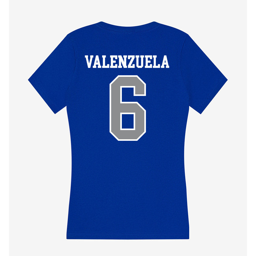 Seton Hall - NCAA Women's Basketball : Mariana Valenzuela - Women's V-Neck T-Shirt-1