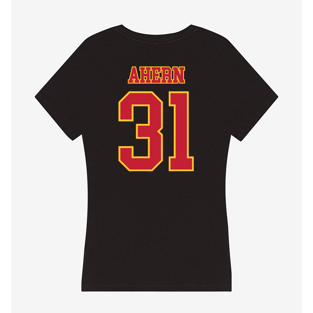 Ferris State - NCAA Football : Ryan Ahern - Women's V-Neck T-Shirt-1