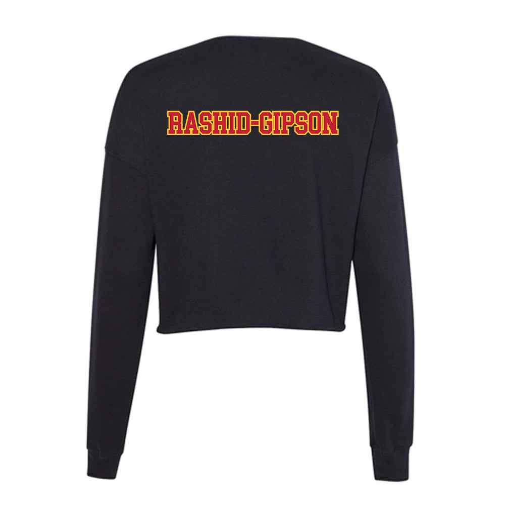 Ferris State - STUNT : Brea Rashid-Gipson - Women's Cropped Crew Fleece-1