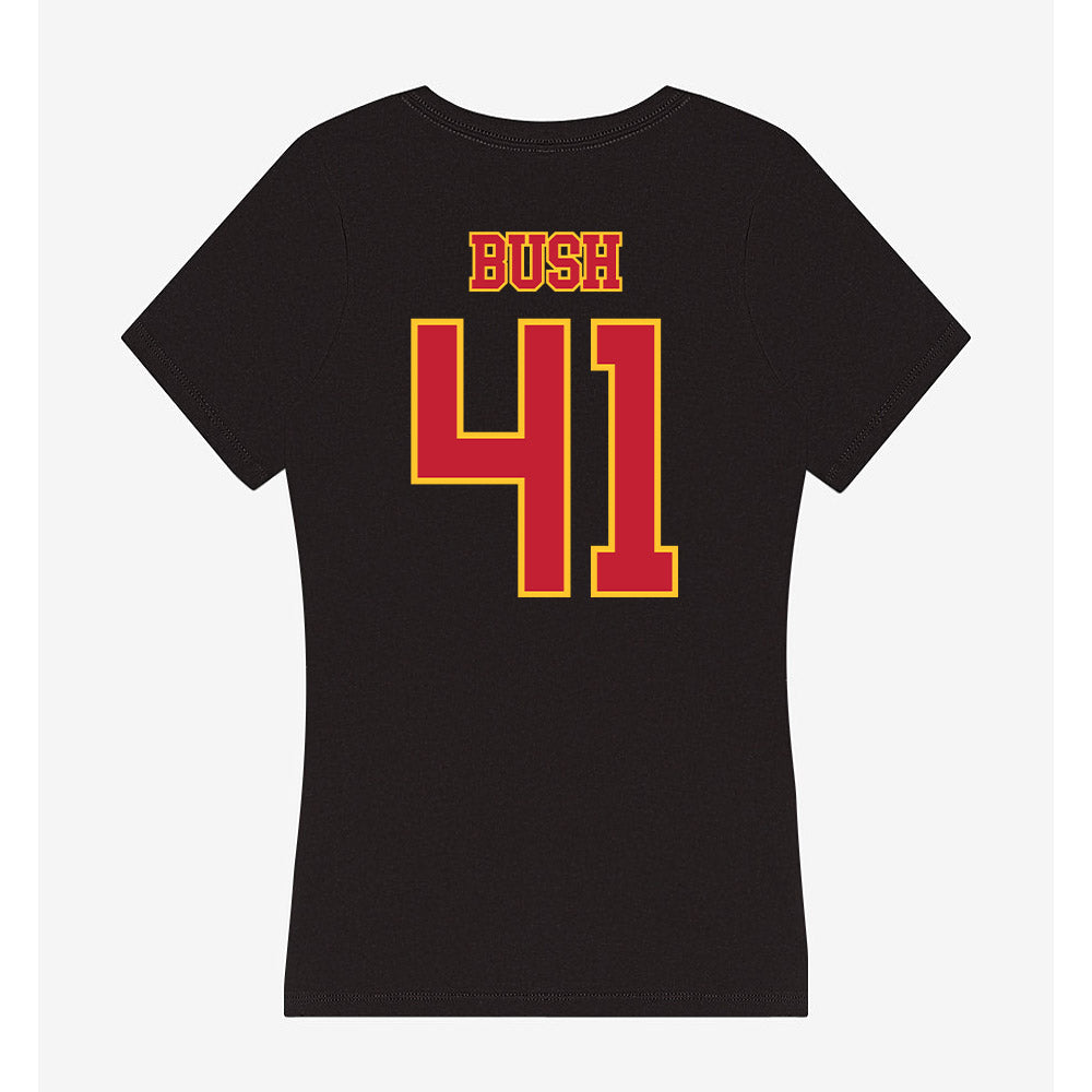 Ferris State - NCAA Football : Michael Bush - Women's V-Neck T-Shirt-1
