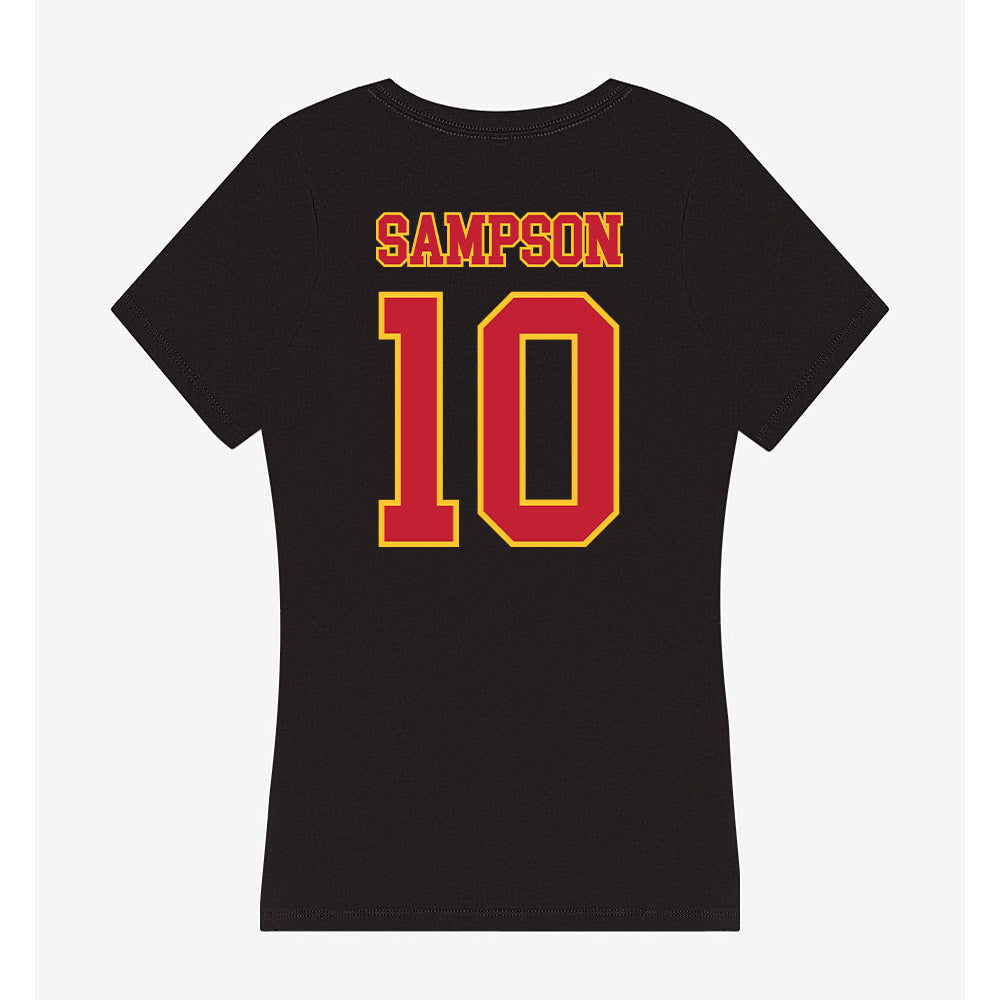 Ferris State - NCAA Women's Soccer : Grace Sampson - Women's V-Neck T-Shirt-1