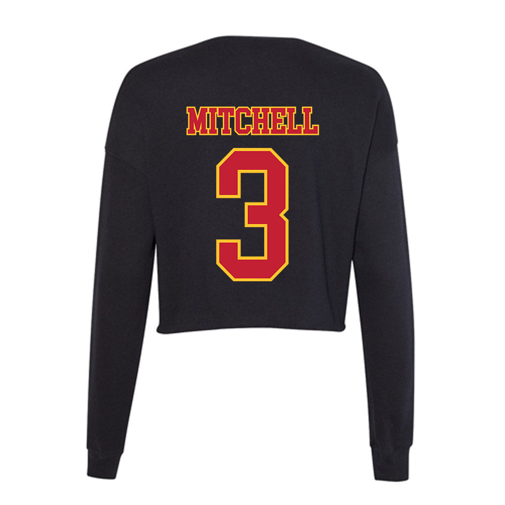Ferris State - NCAA Women's Basketball : Mara Mitchell - Women's Cropped Crew Fleece-1