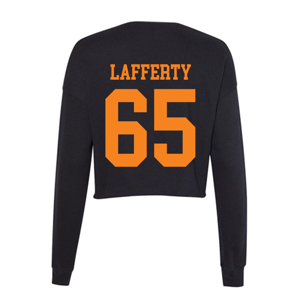 UTEP - NCAA Football : Dennis Lafferty - Women's Cropped Crew Fleece-1