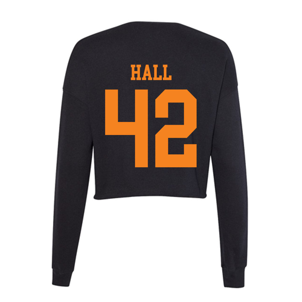 UTEP - NCAA Football : Jake Hall - Women's Cropped Crew Fleece-1